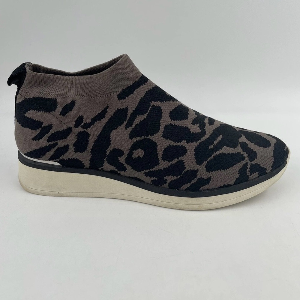 Louise et Cie Women’s Breyson Leopard Print Knit Wedge Sneakers - Size 8.5